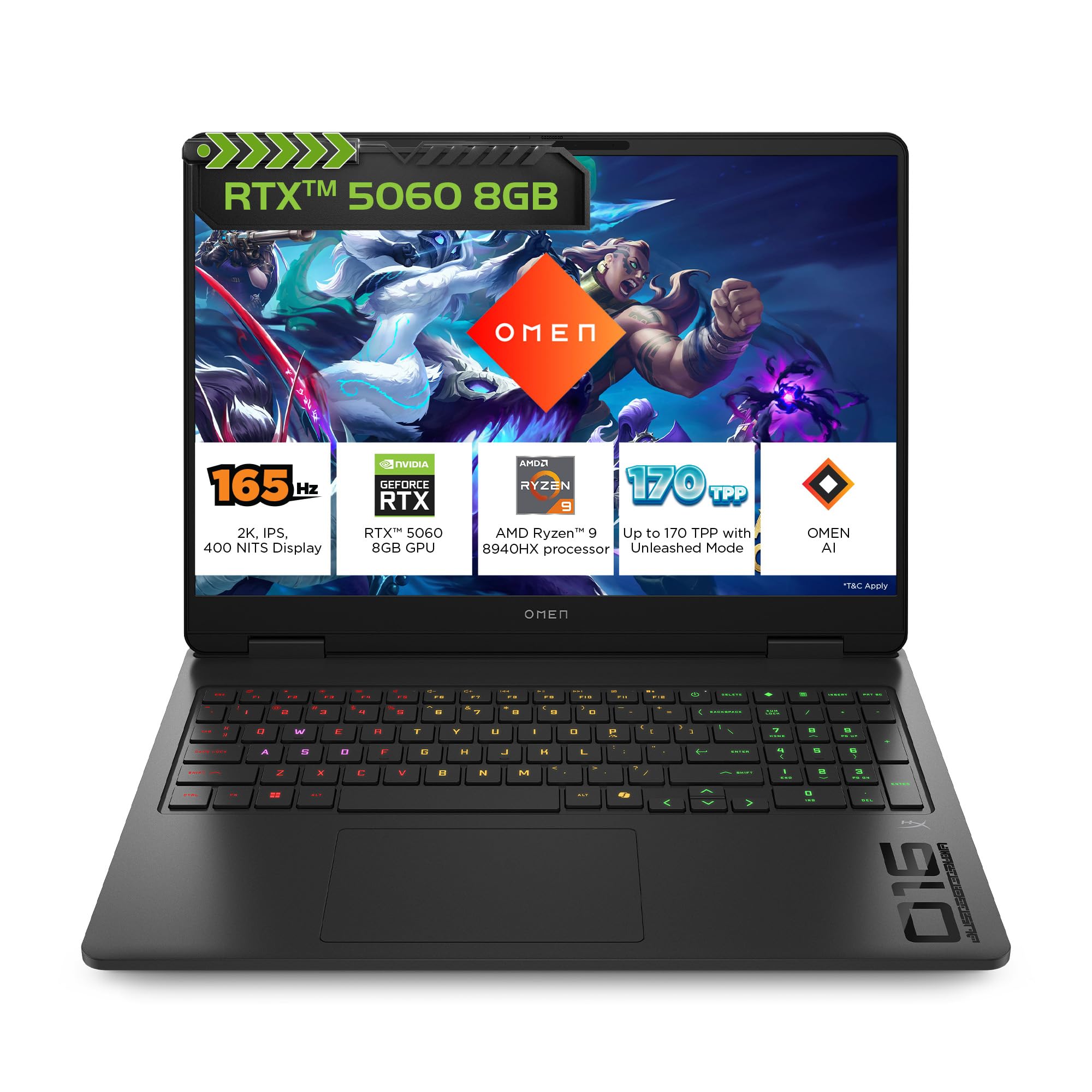 rozem23です。 HP Omen, AMD Ryzen 9 8940HX, 8GB RTX 5060, 24GB DDR5(Upgradeable